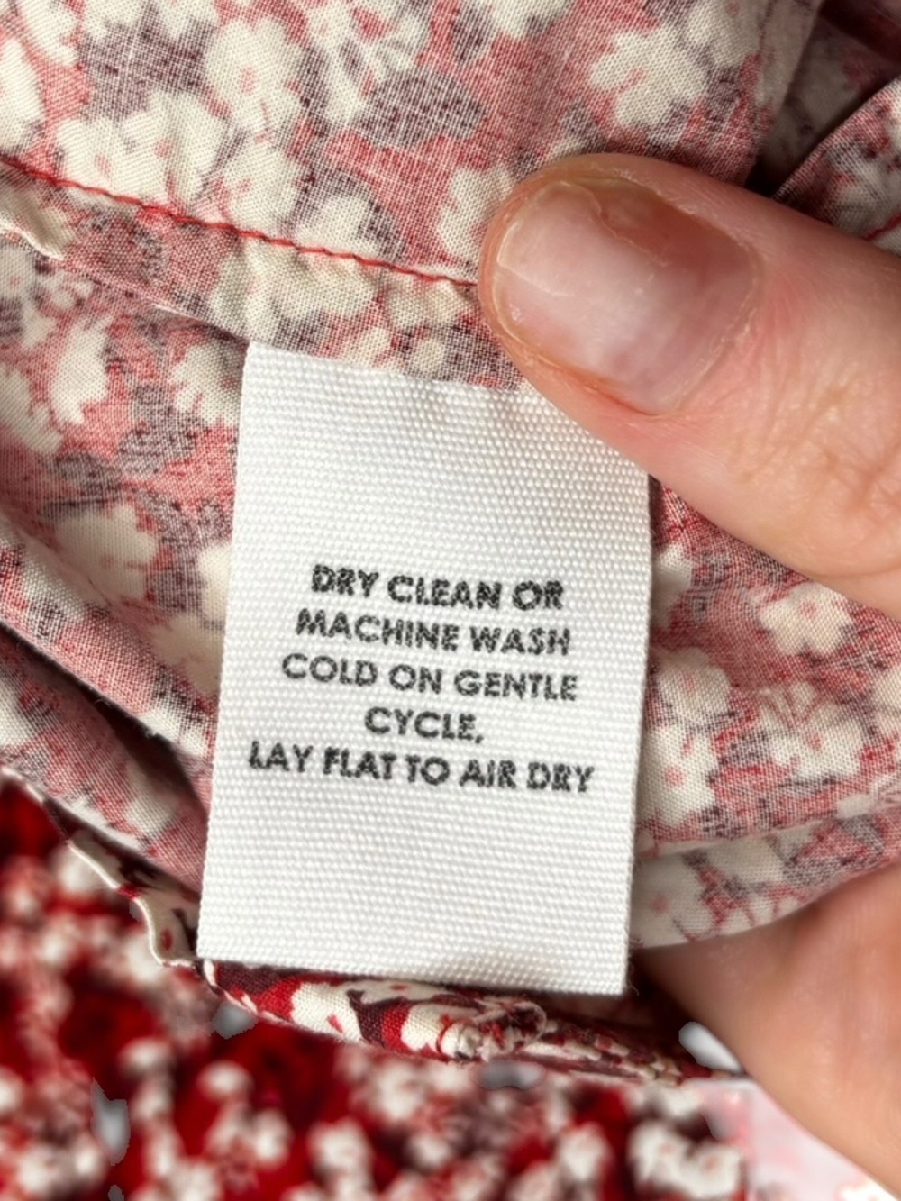 APIECE APART Women’s Mitte Floral-Print Organic Cotton-Poplin Blouse Size Large - Picture 9 of 14